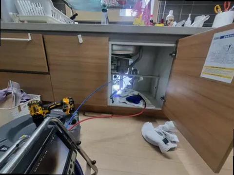 경기도 구리시 갈매동 누수탐지 후기 확인 갈매동누수탐지 배관 전문 업체 작업 사진